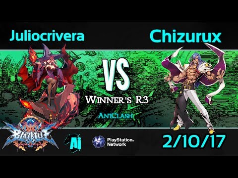 AniClash 59 - Juliocrivera (Nine) vs. Chizurux (Azrael, Hibiki) Winner's R3 - BBCF Blazblue CF