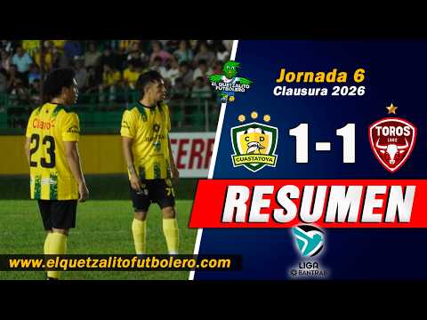 EMPATE/ Guastatoya 1 vs Malacateco 1 / Jornada 6 Torneo Clausura 2025 Liga Nacional