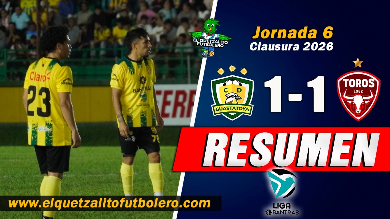 Deportivo Guastatoya vs Deportivo Malacateco Highlights