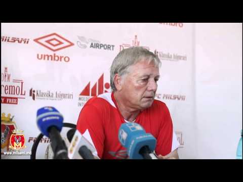 MILSAMI URSIDOS 0-2 SHERIFF. CONFERINŢA DE PRESĂ DE DUPĂ MECI.