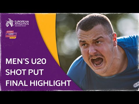 GOLD FOR RAMADANI - Men's Shot Put Final Highlight - European U20 Championships Tallinn 2021