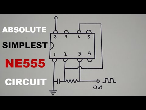 Easiest Way to Connect a 555 Timer For Astable Mode (Blink an LED)