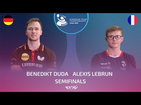 BENEDIKT DUDA (GER) vs ALEXIS LEBRUN (FRA) | European Championships - Semifinals | Highlights