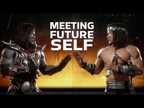 Liu Kang Meets His Future Self - Intro Dialogues💀 | Mortal Kombat 11