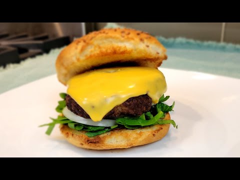 Air Fryer Cheeseburger || Cooked From Frozen || Bubba...