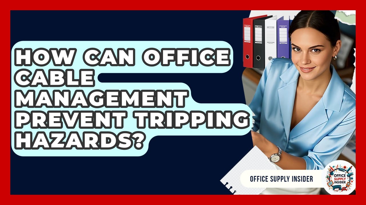 How Can Office Cable Management Prevent Tripping Hazards? - Office Supply Insider
