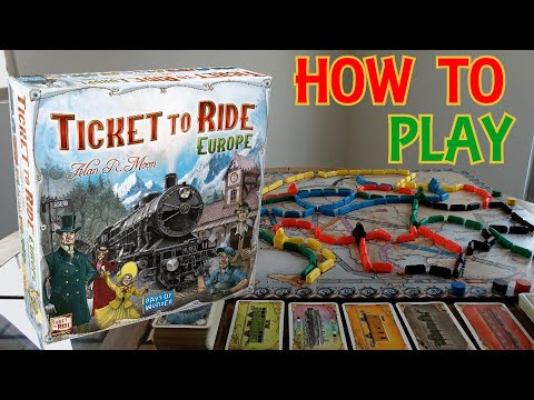 Ticket to Ride Europe - How to Play
