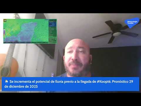 🌦️ Rainfall potential increases ahead of the arrival of #Koopté. December 29, 2025