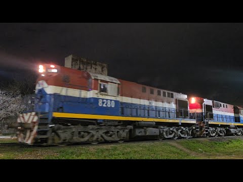[4K] Lindo, variado y colorido tren vacio de NCA pasando por Marcos Juárez!!!!!!