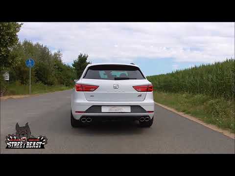 STREETBEAST 76mm Klappenanlage - Seat Leon 5F ST Cupra 300 4drive 76mm Klappenauspuff