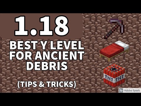 BEST Y LEVEL FOR MINING ANCIENT DEBRIS/NETHERITE IN...