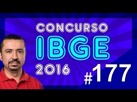 Concurso IBGE 2016 - Agente de Pesquisas e Mapeamento - Português aula 177