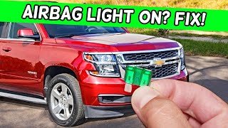 Why Airbag Light On Air Bag Light On Chevrolet Tahoe Chevy Suburban 2014 2015 2016 2017 2018 2019