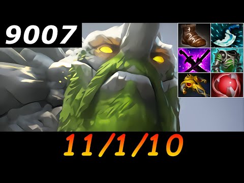 Dota 2 Tiny 9007 MMR 11/1/10 (Kills/Deaths/Assists) Ranked Full Gameplay