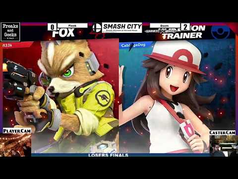 CNP | fl33k (Fox) vs. TLOC | Denti (Pokémon Trainer) Smash City 30