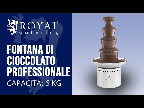 Fontana di cioccolato professionale – 4 livelli – 6 kg