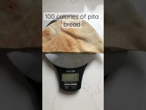 100 calories of pita bread=20g or 1/2 pita. #shorts  #short