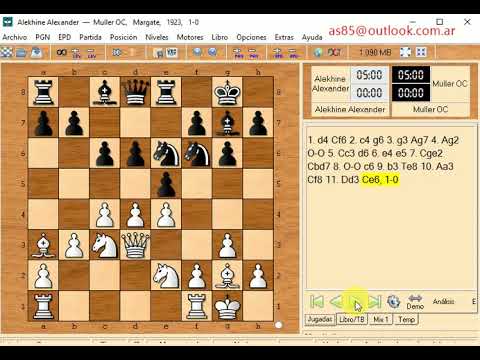 Alekhine  Aleksandrovich and muller o  1 0     631