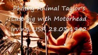 Motörhead - No Voices In The Sky (Philthy Animal Taylor&#39;s Last gig) Live 1992