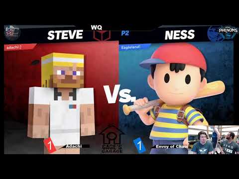 Gage's Garage #4 - Adachi (Steve) VS Envoy of Chaos (Ness) - SSBU Winners Quarters