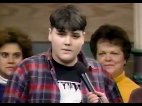 Gerard Way Statement from the Sally Jessy Raphael Show Audience (1993) with context