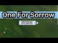 Steps One FOR SORROW Lyrics