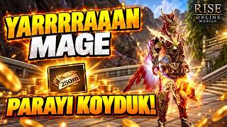 YARRRRAAAN MAGE | BU CHAR PARAYI ÇEKİYOR | IRK KALDIRMALI İNDİRMELİ | Rise Onlin