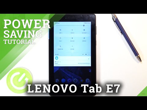 How to Activate Power Saving Mode in LENOVO Tab E7 - Extend Battery Life