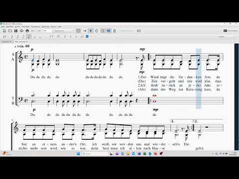Weit, weit weg - mehrstimmig