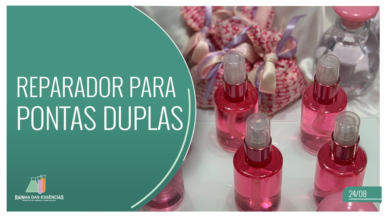 Reparador de pontas duplas e Perfume Capilar!  *Faça e venda!!!*