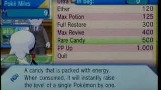 Where to Buy Rare Candies in Pokemon Omega Ruby and Alpha Sapphire