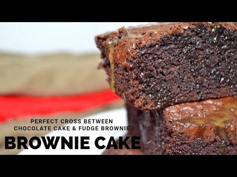chocolate cake and fudge brownie recipe by In Sana's Kitchen