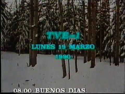 18-03-1990 TVE1 - Cierre de Emisión, Himno y Carta de Ajuste.