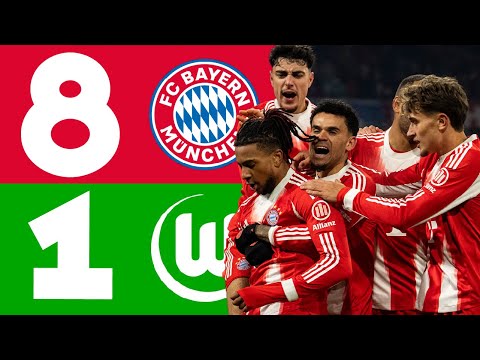ꜰᴄ ʙᴀʏᴇʀɴ ᴍᴜ̈ɴᴄʜᴇɴ ɢᴇɢᴇɴ ᴠꜰʟ ᴡᴏʟꜰꜱʙᴜʀɢ | Spiel, Tore & Chancen, Zusammenfassung