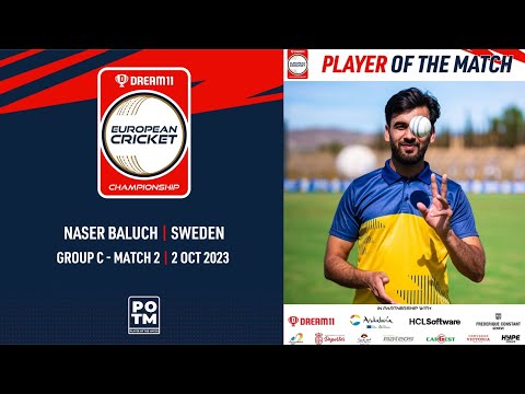 POTM: N.Baluch - SWE vs SER | Highlights | Dream11 ECC23 | 2 Oct 2023 | ECC23.030