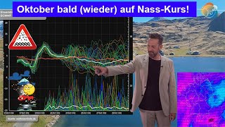 October is on a wet course (again)! Quiet until Sunday, then rain. Weather forecast for October 1...