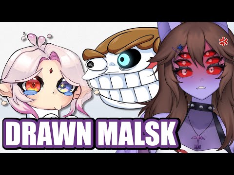 DRAWN MASK SACANEOU MINHA NAMORADA