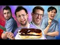 Try Guys Ruin Chocolate Eclairs w/ Pro Chefs • Phoning It In