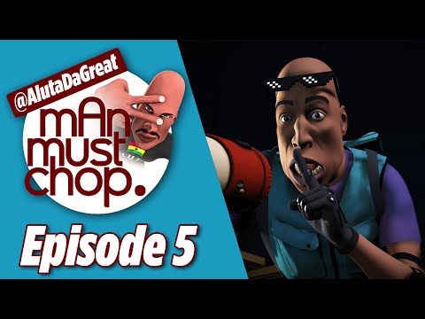 Man Must Chop: Episode 5 - Aluta The Delivery Guy, Meets TRANS4MER