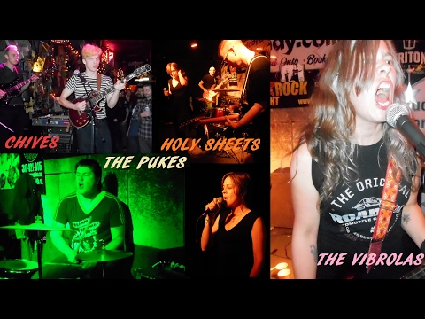 PUNK ROCK NIGHT: Chives + Holy Sheets + Pukes + Vibrolas, Live at the Melody Inn (2/18/2017)