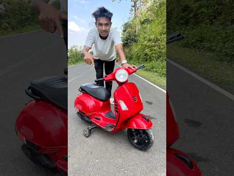 Mini Remote remote RC Vaspa Laal Scooter Unboxing 🥹