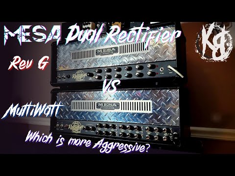 HEAD TO HEAD: Mesa Dual Rectifier MuliWatt vs Rev G