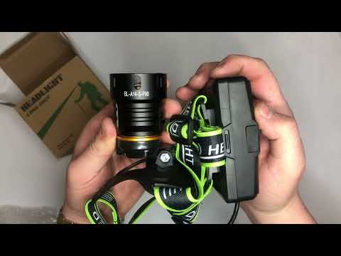 BL-A14-3-P90 MICRO USB налобный фонарь, Фонарик на голову с магнитом, Светодиодный фонарик, Тактические фонари - фото 1 - id-p2652685105