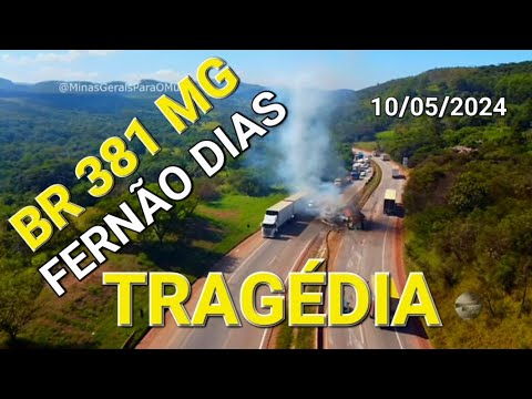 BR 381 RODOVIA FERNÃO DIAS OUTRA TRAGÉDIA NO MESMO LUGAR, CIDADE DE ITATIAIUÇU MINAS GERAIS BRASIL.