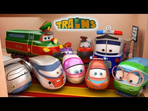 Videosammlung mit Loks Züge Trains - Animationsfilme für Kinder
