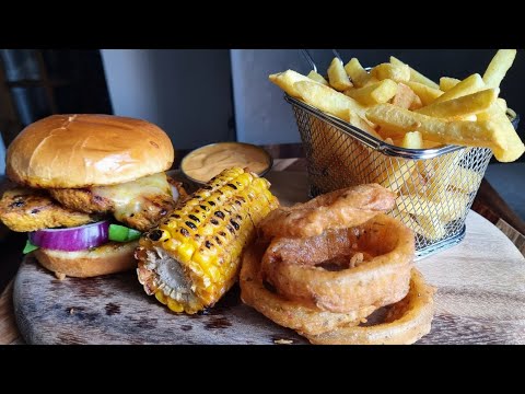Chicken Tikka Burger recipe | With Spicy Mayo