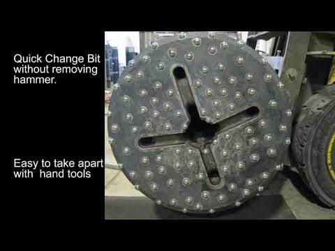 Holte 20 inch Reverse Circulation Down Hole Hammer for Foundation Drilling v4