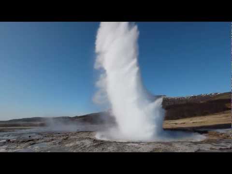Geyser Strokkur on Iceland