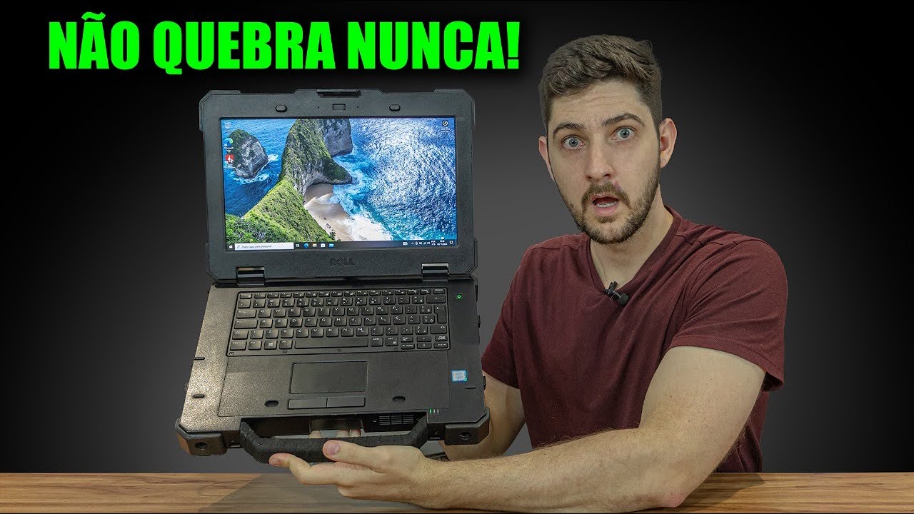 COMPREI UM NOTEBOOK MILITAR DE VERDADE, É BRUTO DEMAIS!