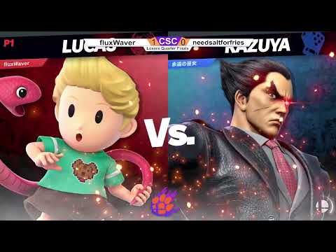 Clocktower Smash 106 - LQ - fluxWaver (Lucas) vs. NeedSaltForFries (Pac-Man, Kazuya, Shulk) - SSBU